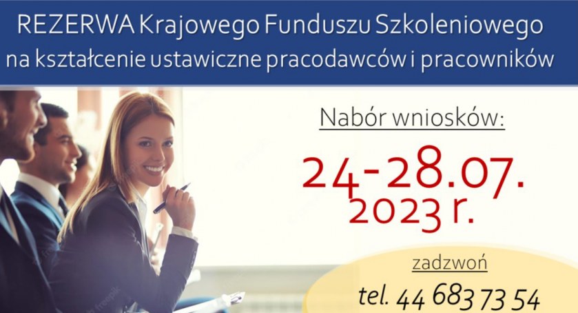 PUP przyjmuje wnioski o dofinansowanie kształcenia ustawicznego pracowników i pracodawców ze środków Rezerwy KFS