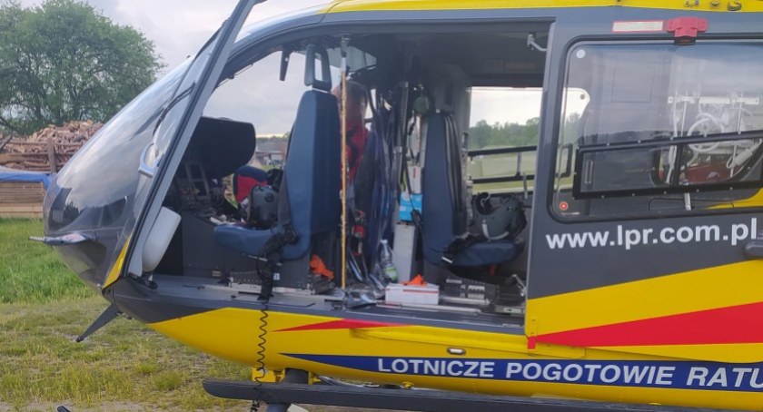 W Kletni śmigłowiec LPR przyleciał po dziewczynkę. Została przewieziona do szpitala