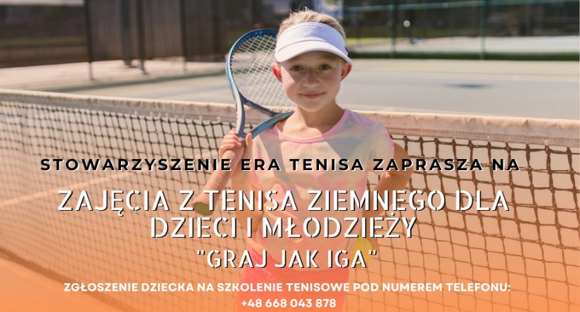 Stowarzyszenie Era Tenisa zaprasza na zajęcia dla najmłodszych - 
