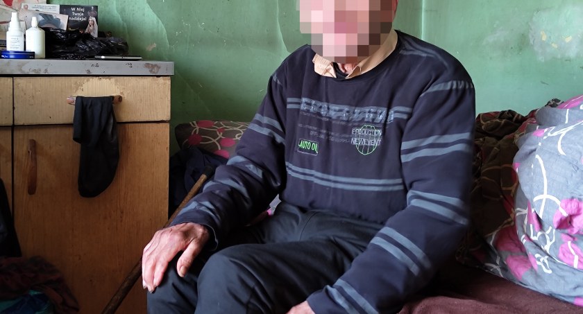 Starość. Nikt nie chciałby tak żyć tak, jak pan J. od dawna żyje