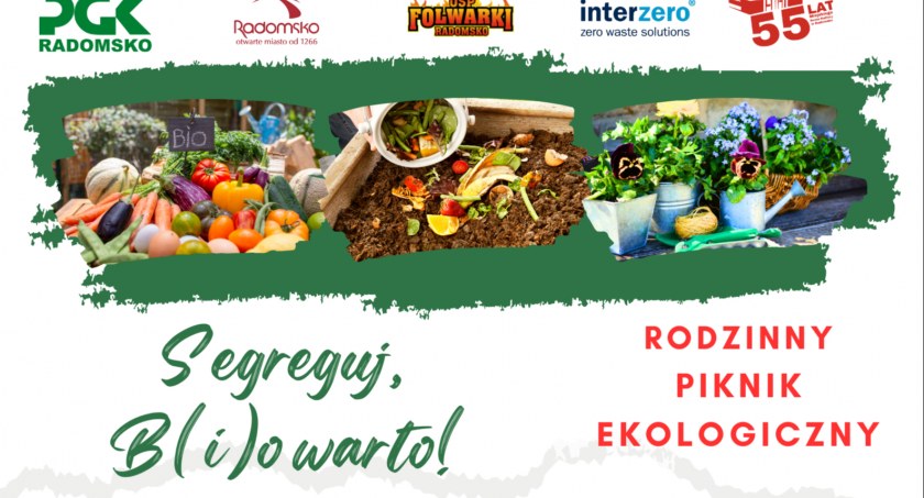 PGK zaprasza na rodzinny piknik ekologiczny nosi „Segreguj B(i)o warto” w parku Świętojańskim