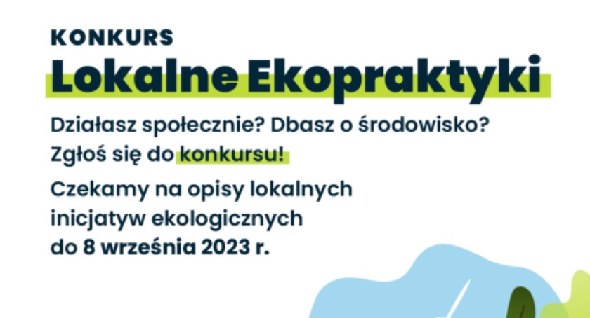 Lokalna organizacja zorganizowała ciekawą inicjatywę ekologiczną? Zgłoś ją do konkursu