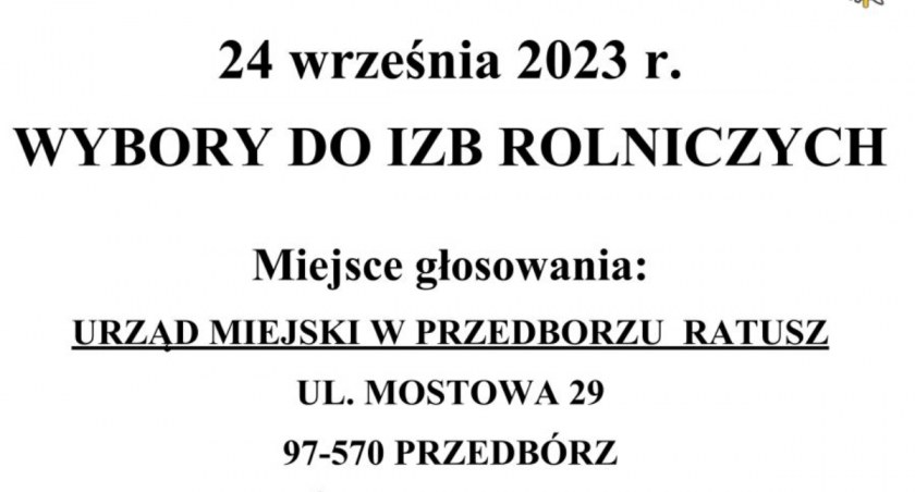 Gmina Kamieńsk nie ma kandydatów. W najbliższą niedzielę odbędą się wybory do Izb Rolniczych