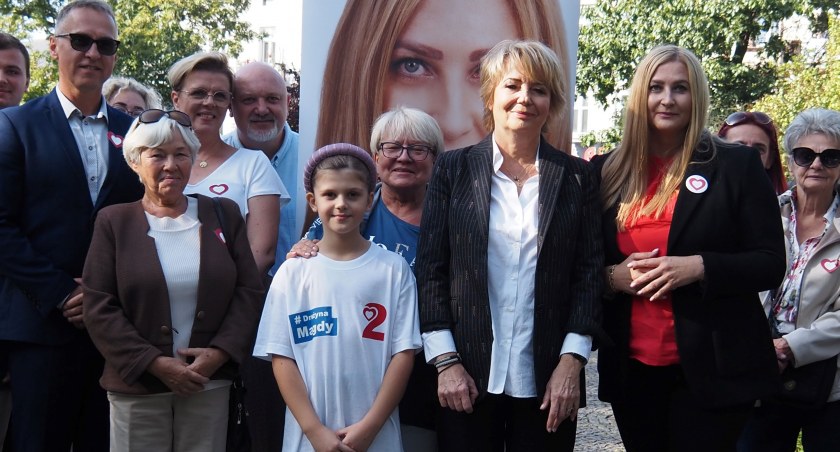 Prezydent Łodzi odwiedziła Radomsko. Zdanowska i Spólnicka przekonywały do działania i głosowania 