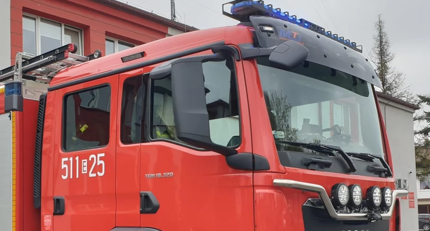 Silny wiatr spowodował, że straż pożarna miała w nocy kilka alarmowych wyjazdów