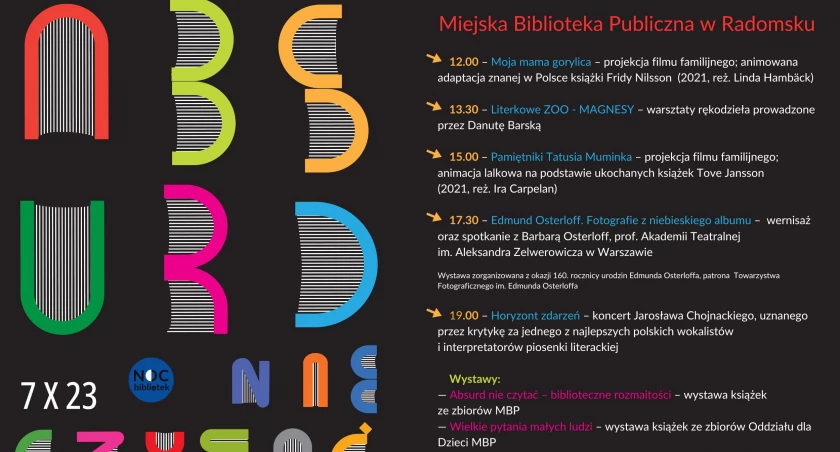 Noc Bibliotek już w sobotę 7 października. Będzie filmowo i muzycznie