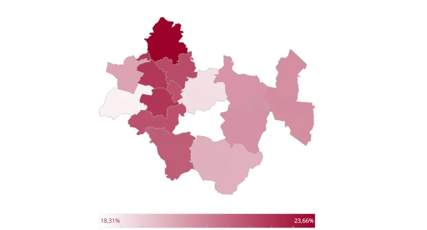 Frekwencja w powiecie radomszczańskim na godz. 12 wyniosła 21,55 proc. W Radomsku 22,55 proc.