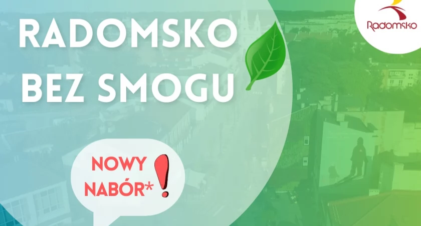 Radomsko bez smogu. Urząd miasta informuje, że rusza kolejny nabór wniosków na dopłatę do wymiany kopciuchów