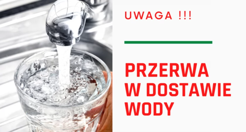 W czwartek przerwie w dostawie wody do mieszkańców Piłsudskiego od skrzyżowania z ul. Pułaskiego do przejazdu kolejowego