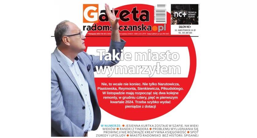 Takie miasto Wam wymarzyłem... O czym przeczytasz w najnowszej Gazecie Radomszczańskiej