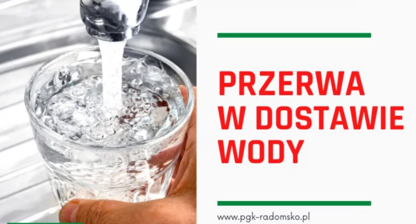 Uwaga! Mogą wystąpić braki w dostawie wody. Przerwy w dostawie mogą pojawić się aż na trzech ulicach w mieście: Reymonta, Żeromskiego i Alei Jana Pawła II