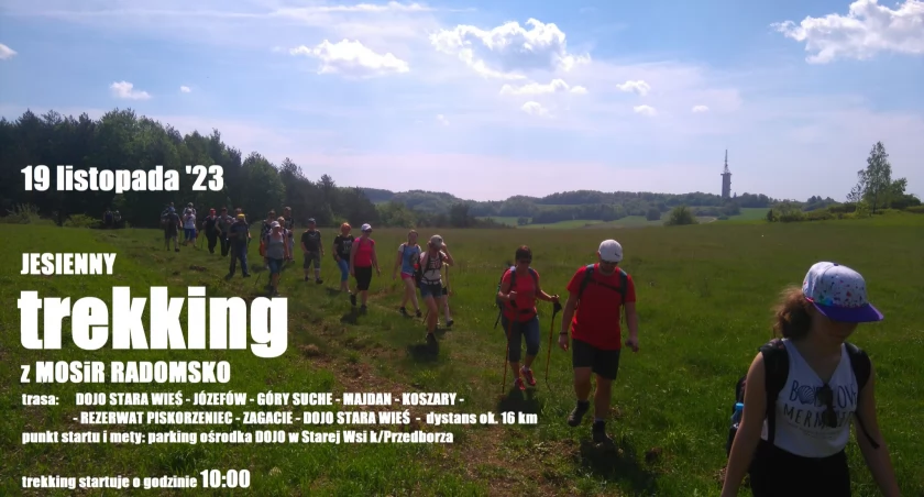 Propozycja aktywnego wypoczynku, czyli jesienny trekking w niedzielę 19 listopada