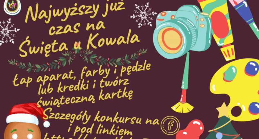 Stowarzyszenie Kuźnia Kowalowiec zaprasza do konkursu na świąteczną pocztówkę z motywem z tej dzielnicy
