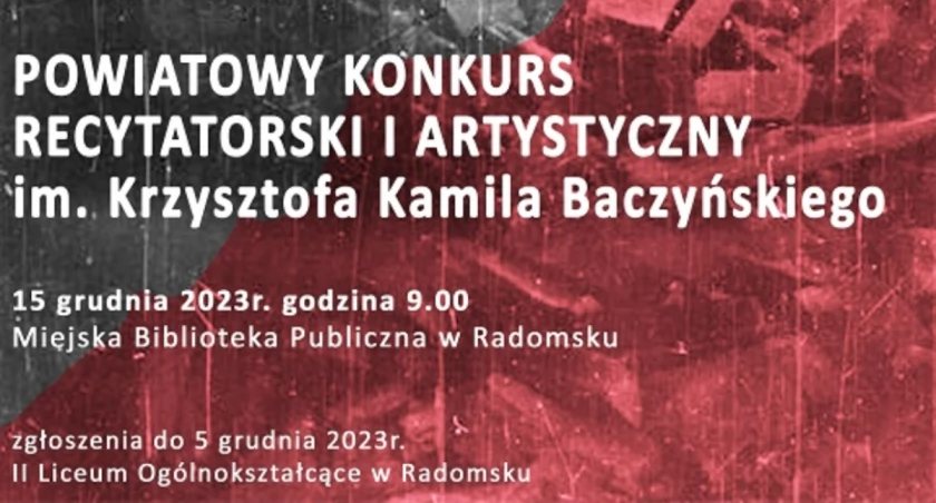 Już tylko do dzisiaj można zgłaszać się do udziału w konkursie
