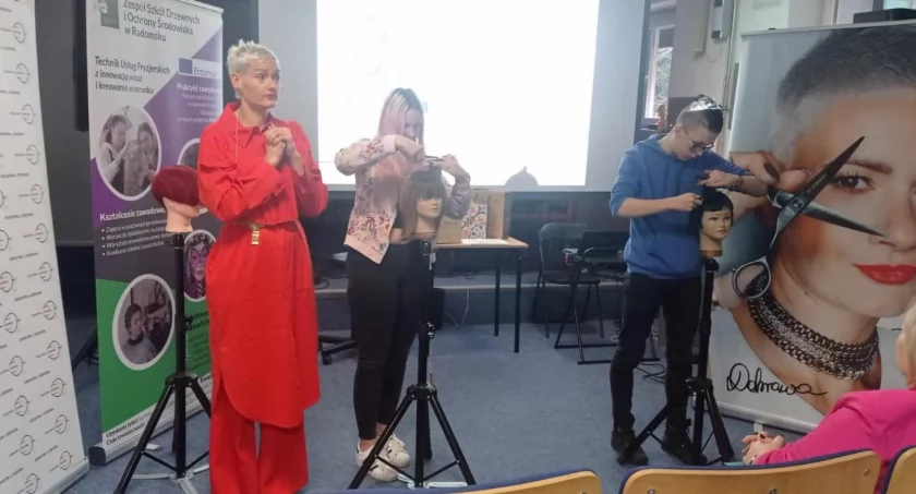 [ZDJĘCIA] Dobrawa Piękos-Szymańska z wykładem motywacyjnym w Drzewniaku