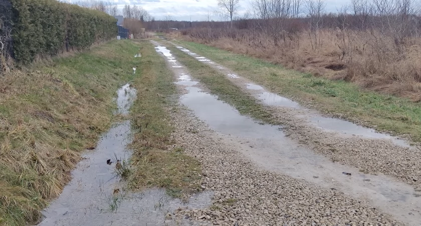 Mieszkańcy osiedla Brzeziny i droga jak lej po bombie. „Znów pójdę do urzędu