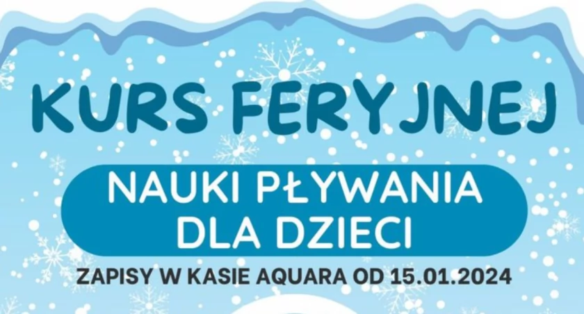 Nauka pływania w ferie. MOSiR organizuje zajęcia dla uczniów
