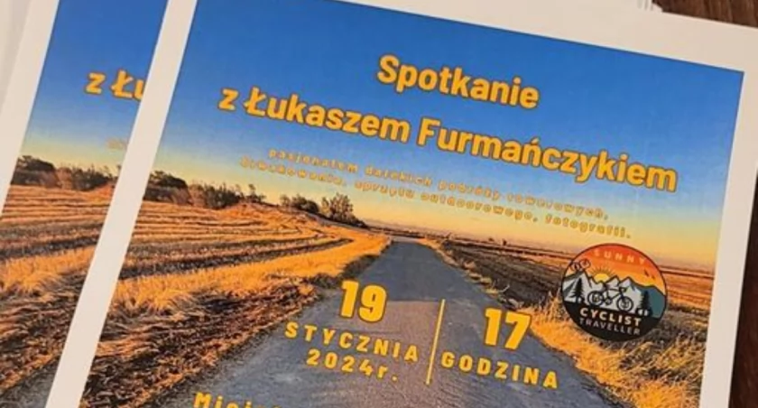 Podróżnik, cyklista, radomszczanin. Łukasz Furmańczyk opowie w swoich przygodach