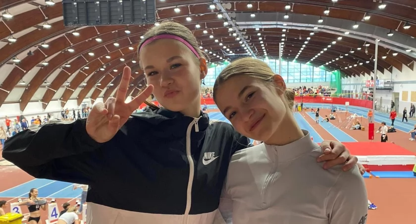 Karolina Gąsiorowska i Ola Szwedzik biły rekordy życiowe w 2. Ogólnopolskim Halowym Mityngu ŁOZLA 2024
