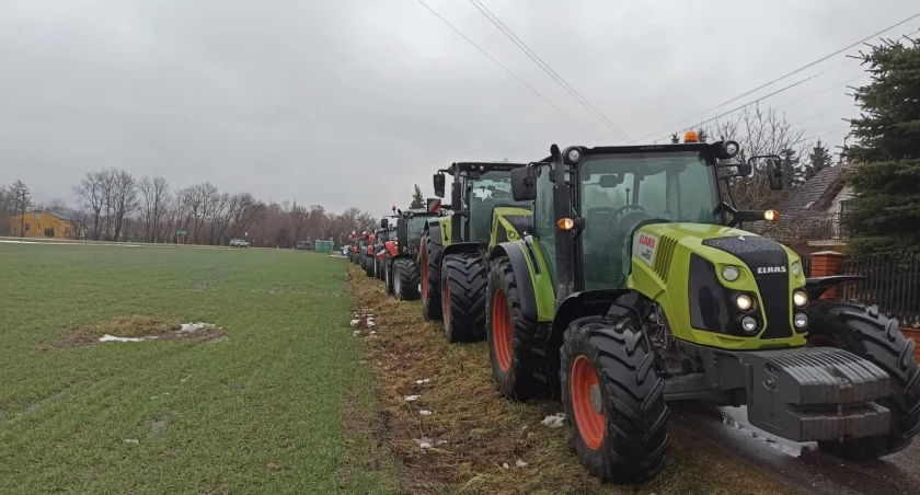 Rolnicy będą protestować. Ruszą z Przedborza i przyjadą na Targowicę w Radomsku
