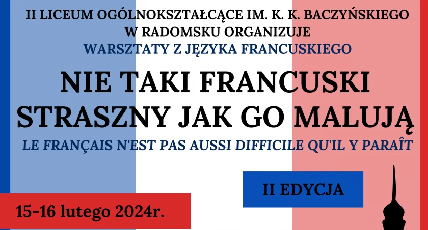 Warsztaty języka francuskiego już w tym tygodniu
