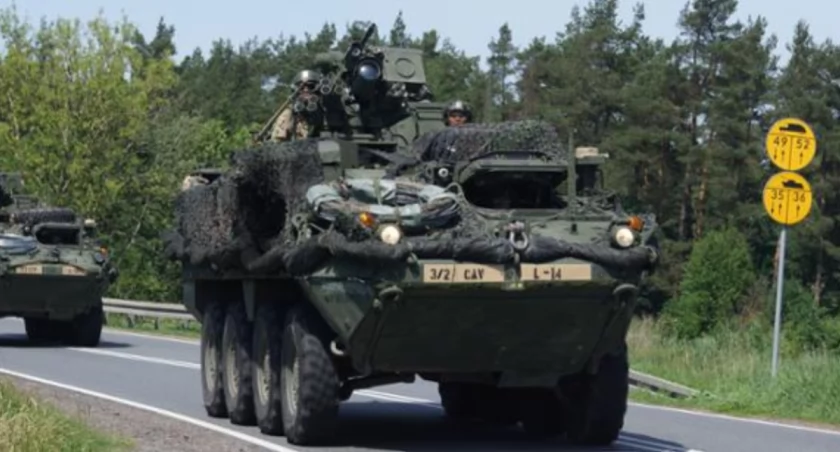 Uwaga na kolumny pojazdów wojskowych