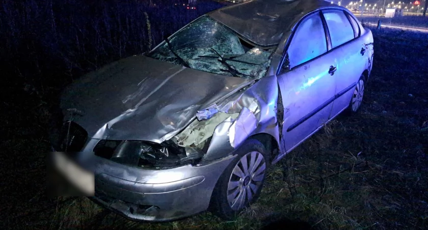 Cztery konie wbiegły nagle na drogę. Wprost pod koła seta. 47-letni kierowca został odwieziony do szpitala