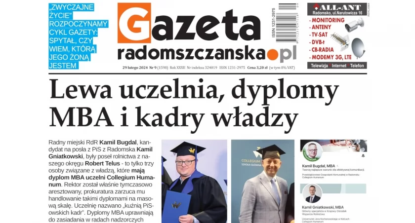 O czym przeczytasz w najnowszej Gazecie Radomszczańskiej