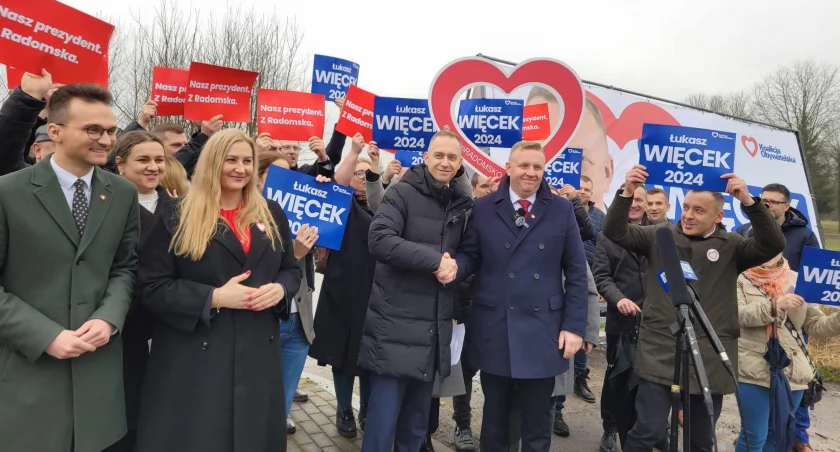 Konferencja Więcka i Tomczyka: Wiceminister: To jest obwodnica donikąd. Z Łukaszem można będzie wykonać drugi krok