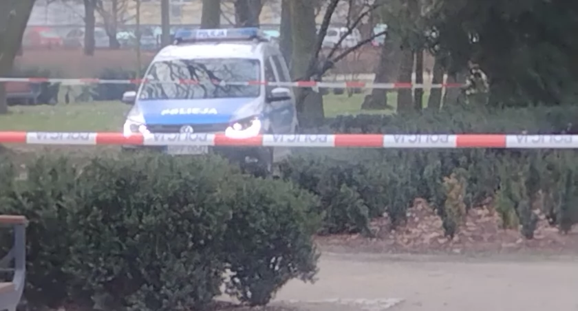 Sprzątali park Świętojański. Znaleźli coś, co przypominało granat. Wezwali policję. Przyjechała z pirotechnikiem