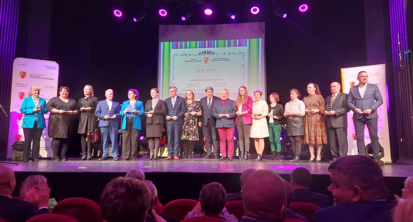 Tadeusz Jaguścik, sołtys sołectwa Myśliwczów w gminie Wielgomłyny, nagrodzony w konkursie Sołtys na Plus