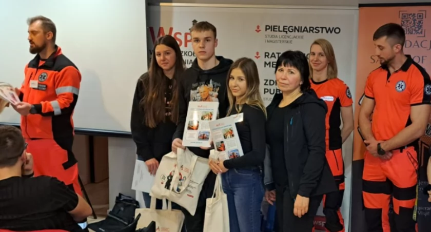 Konkurs Pierwszej Pomocy „I Ty możesz zostać ratownikiem”. Drużyna I LO zajęła trzecie miejsce
