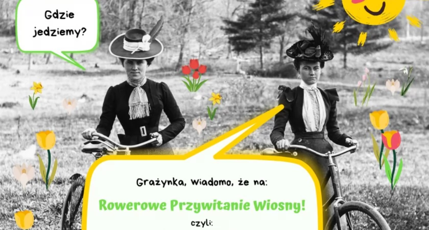 Rowerowo.pl zaprasza na tradycyjne Rowerowe Przywitanie Wiosny. Zbiórka tam gdzie zawsze. Sprawdź godzinę, żeby się nie spóźnić