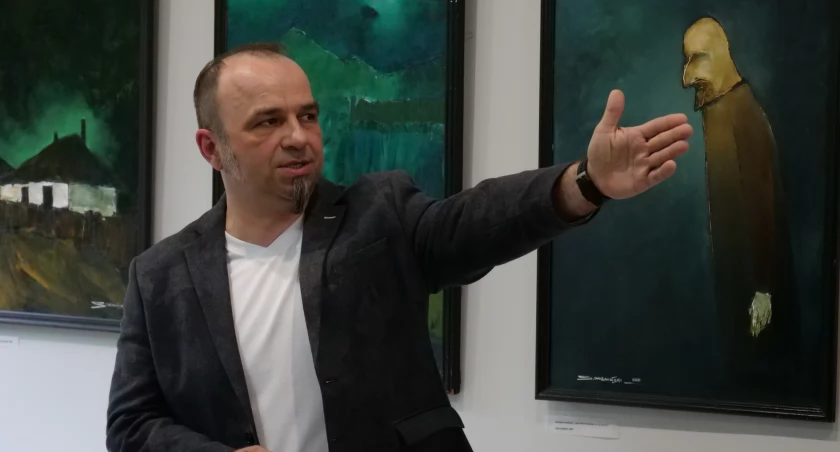 Wernisaż obrazów Stanisława Imienińskiego w Miejskim Domu Kultury. To był artysta niebanalny