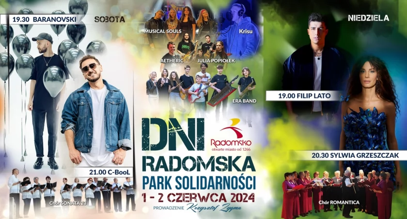 Startują Dni Radomska 2024: w weekend koncerty, zabawy, wesołe miasteczko