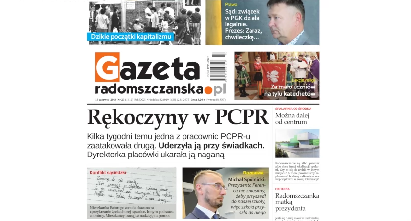 O czym przeczytacie w najnowszym wydaniu Gazety Radomszczańskiej 