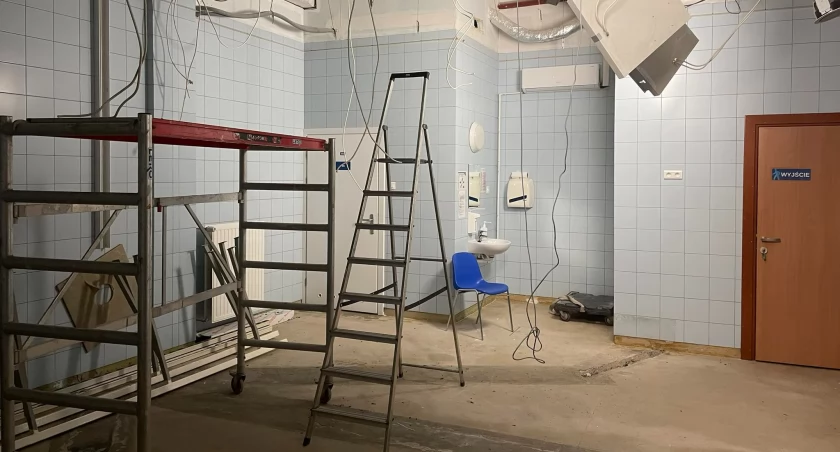 Szpital. Modernizacja nowej pracowni tomografii komputerowej zmierza do końca