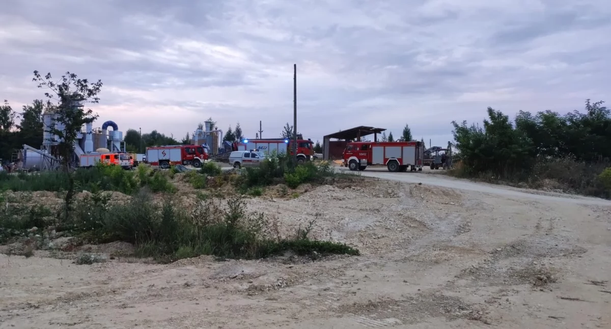 Wypadek w kopalni wapienia w miejscowości Rogaszyn. Nie żyje 55-letni mężczyzna 