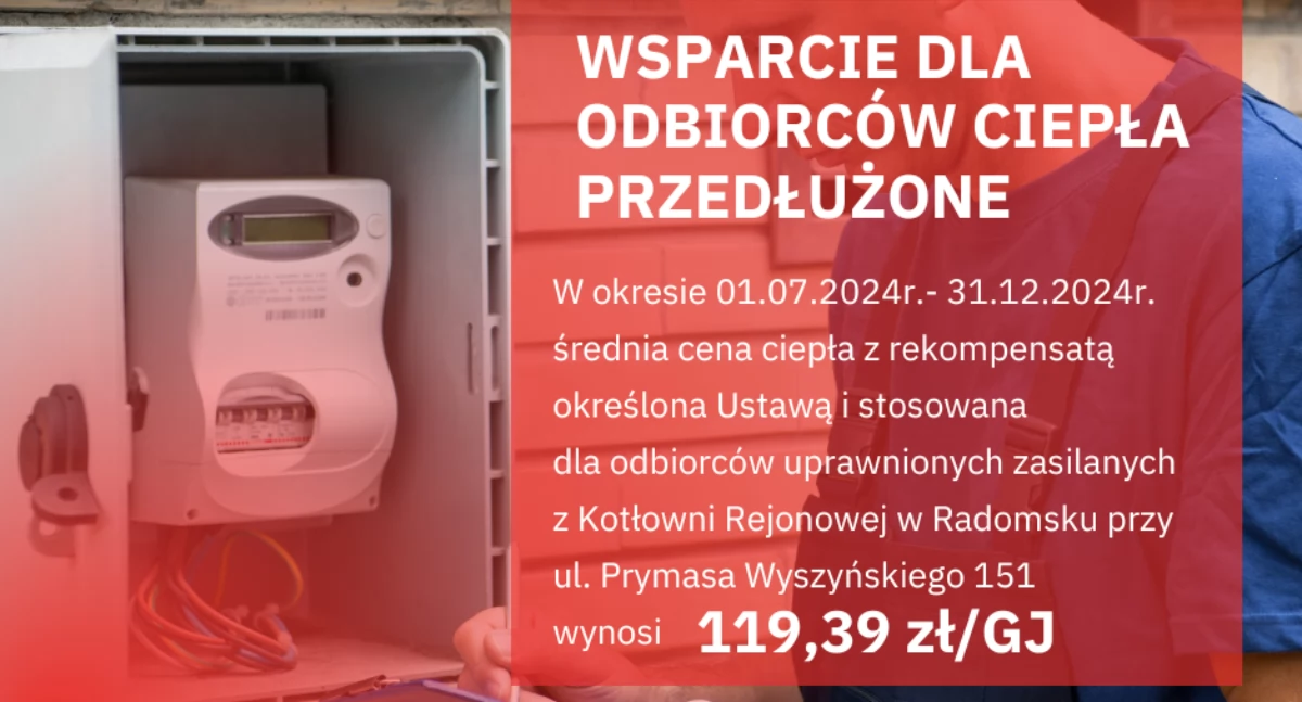 PGK informuje - dopłaty do ciepła zostaną utrzymane