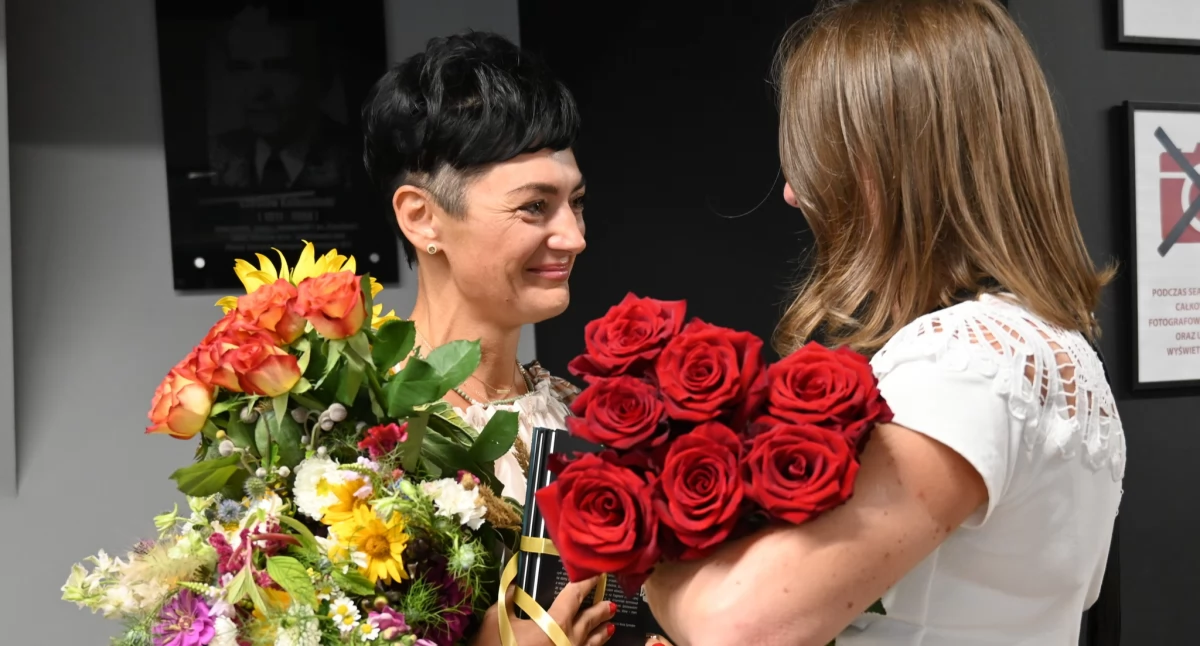 Wernisaż wystawy malarskiej Agnieszki Wilk. 42-letnia artystka urodziła się w Radomsku
