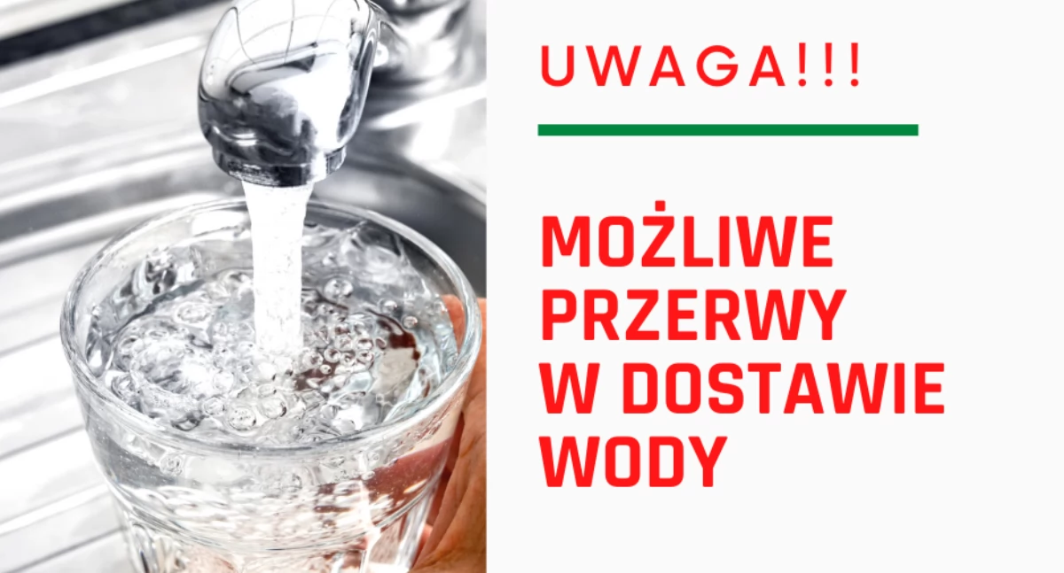 Jutro mogą pojawić się braki wody w rejonie Przedborskiej i Słonimskiego. Trwają prace modernizacyjne sieci wodociągowej