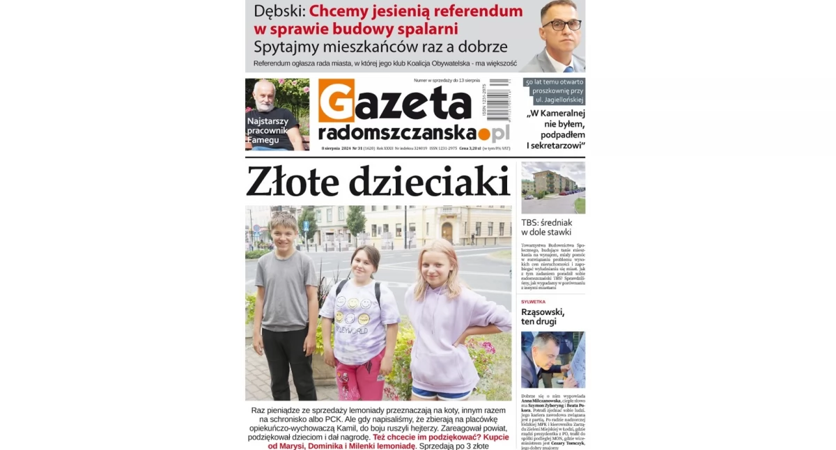O czym piszemy w najnowszym wydaniu Gazety Radomszczańskiej?
