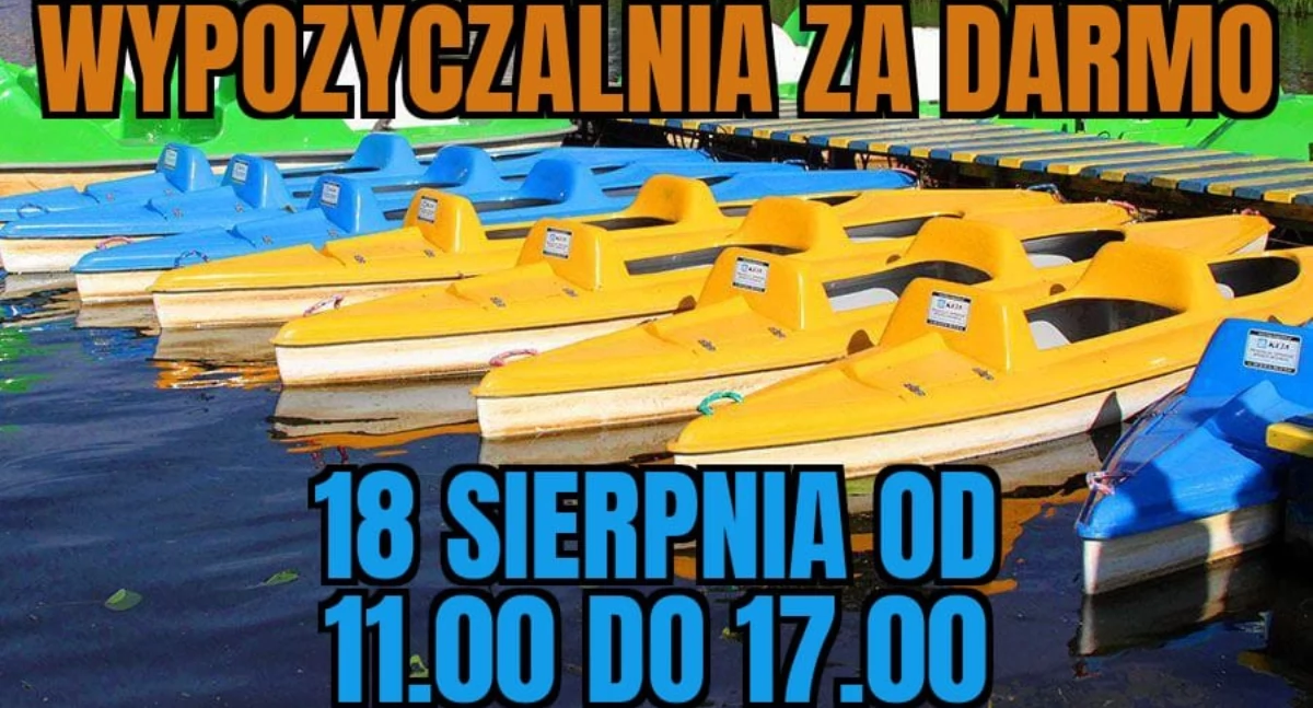 W najbliższą niedzielę można bezpłatnie wypożyczyć sprzęt wodny w stanicy WOPR