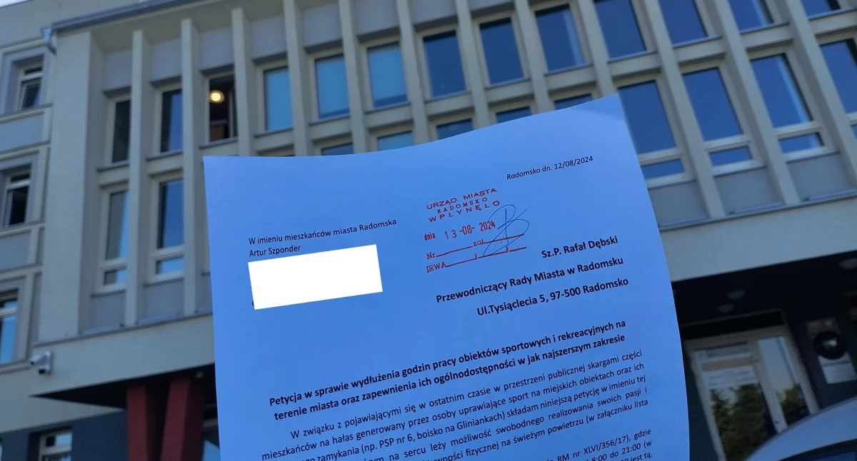 700 mieszkańców chce, by obiekty sportowe i rekreacyjne były czynne dłużej. Petycja już złożona