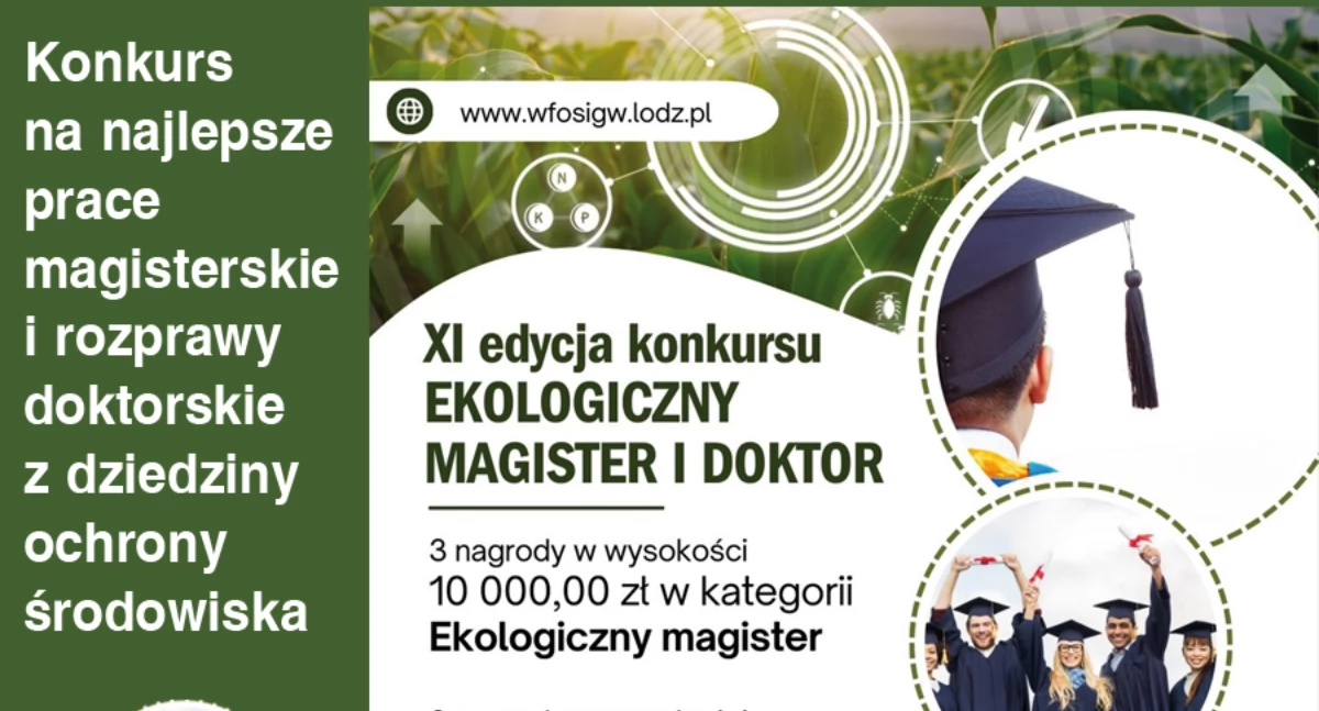 Konkurs na najlepsze prace o ochronie środowiska. Wojewódzki Fundusz Ochrony Środowiska czeka na zgłoszenia