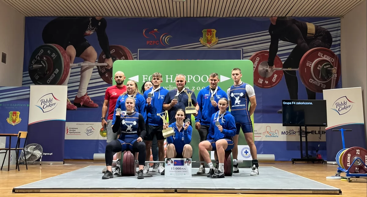 Sztangiści LKS-u Dobryszyce zdobyli srebrny medal