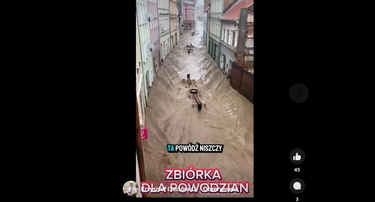 [WIDEO] Poseł Krzysztof Ciecióra: - Teraz liczy się solidarność z powodzianami