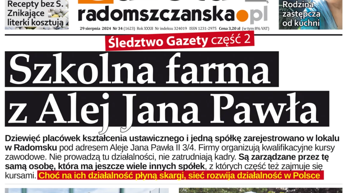 SLAPP przeciwko Gazecie Radomszczańskiej: Albo zamilkniecie, albo złożymy pozwy o pięć milionów. Tak się zastrasza redakcje