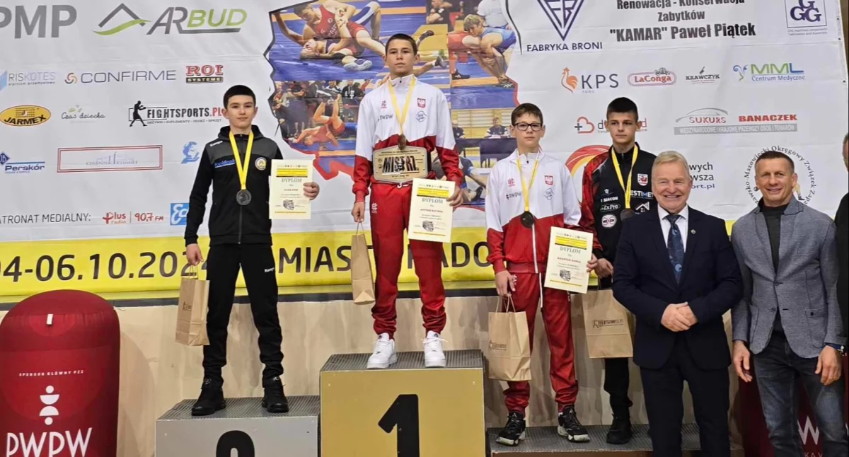 Dwa medale braci Koćwin w Mistrzostwach Polski w Radomiu. Antoni wywalczył złoto, Franciszek brąz