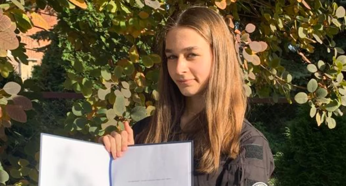 Wiktoria Borowik, uczennica ZSP nr 1, wygrała 4. Ogólnopolski Konkurs Historyczny dla młodzieży “Katyń 2024